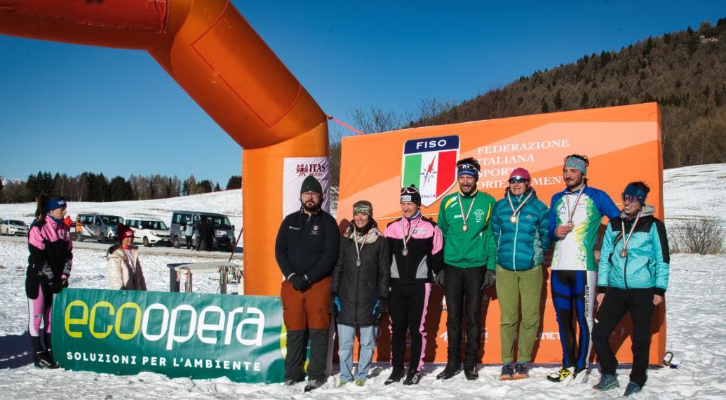 SPORT - Sci-Orienteering, Canella e Pradel Campioni Italiani Long