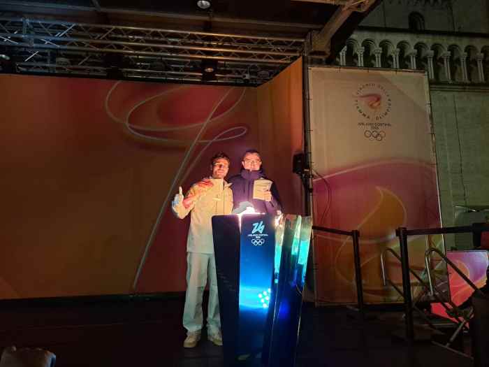 EVENTO - Emozione per l’accensione del braciere a Trento