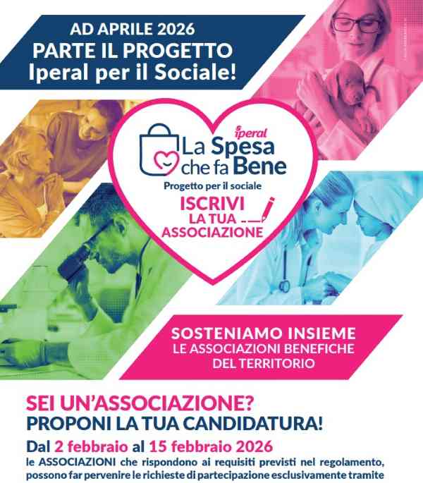 ATTUALITÀ - La Spesa che fa bene-Iperal per il Sociale: 350mila euro per gli enti Terzo Settore