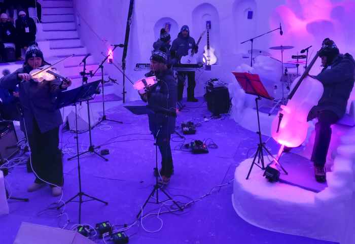 TONALE - Paradice Music Festival, primo concerto nel teatro-igloo al Presena 