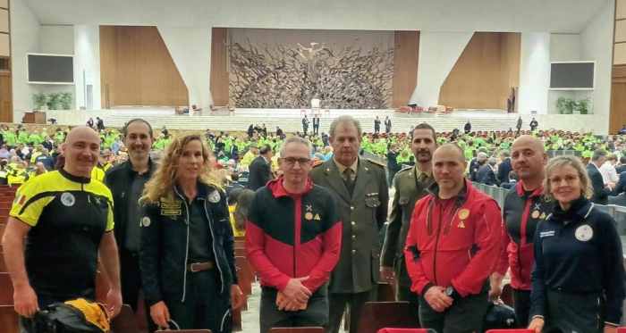 ATTUALITÀ - La Protezione civile del Trentino all’udienza di Papa Leone XIV