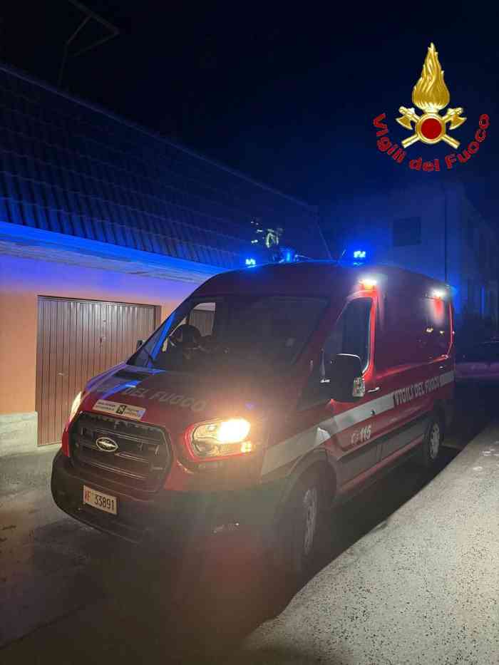 VALLE CAMONICA - Intervento dei vigili del fuoco a Temù