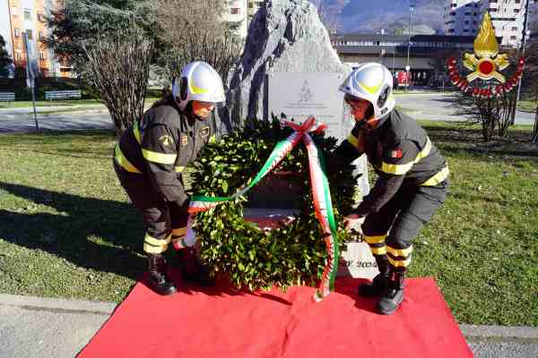 ATTUALITÀ - Sondrio: cerimonia al comando dei vigili del fuoco 