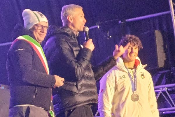 SPORT - Grande festa con il campione bresciano Franzoni a Livigno