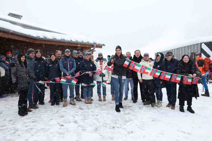 SPORT - In Paganella inaugurata casa Norvegia, appalusi a Kilde