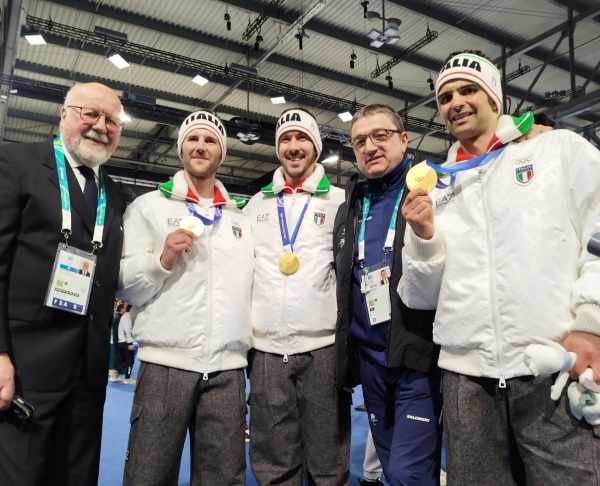 OLIMPIADI MILANO CORTINA  - Olimpiadi, pattinaggio di velocità: il Trentino festeggia le medaglie d'oro