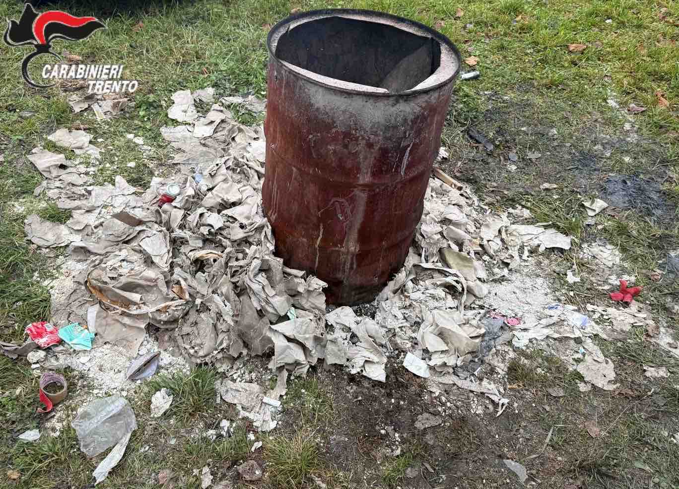 CRONACA - Borgo Valsugana, bruciano rifiuti: denunciati