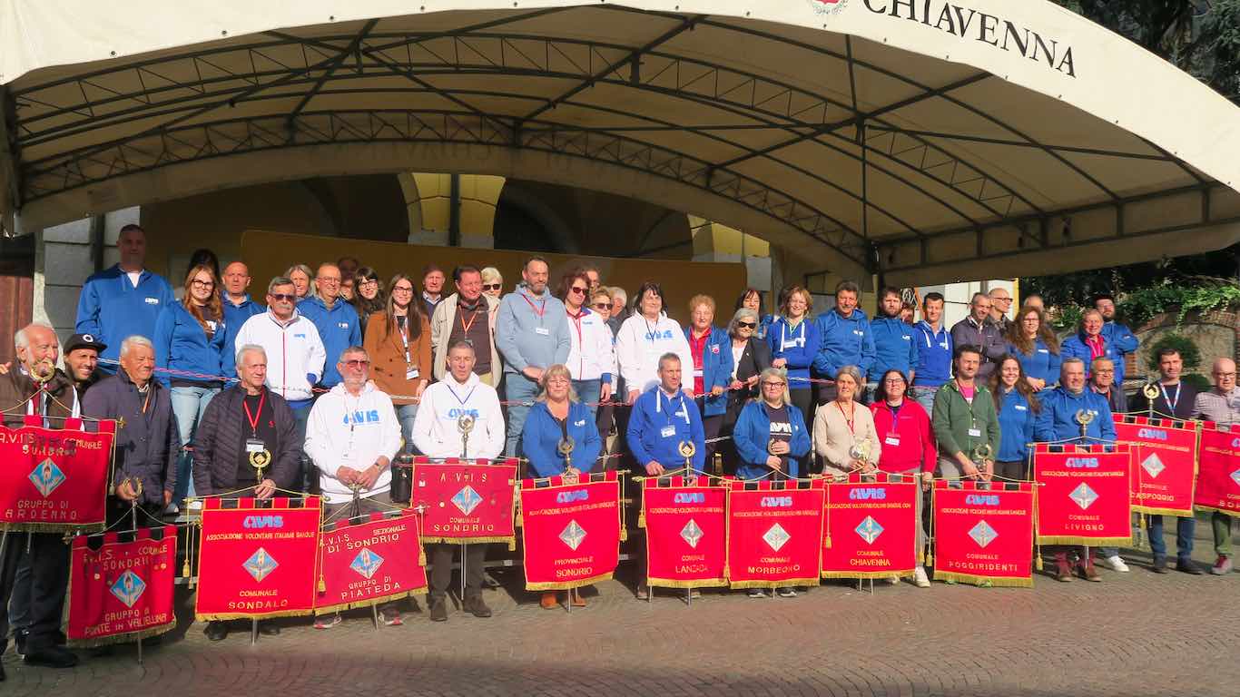 VALCHIAVENNA - I messaggi dell'Assemblea annuale dell’AVIS Provinciale di Sondrio