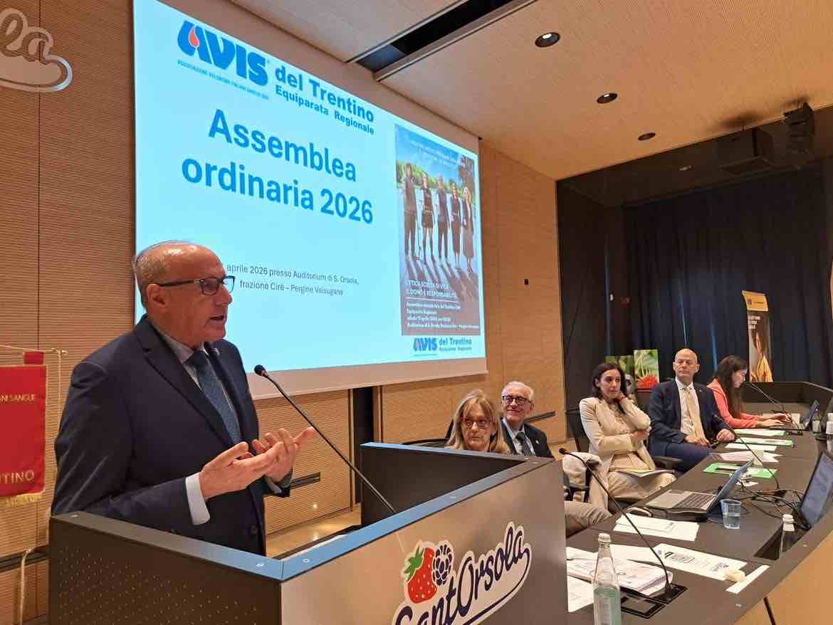 ATTUALITÀ - Cirè di Pergine ha ospitato l'Assemblea di AVIS del Trentino