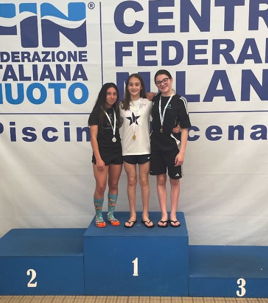 SPORT - Nuoto, sei medaglie per le bresciane Denti e Grezzini ai Campionati Regionali Esordienti A