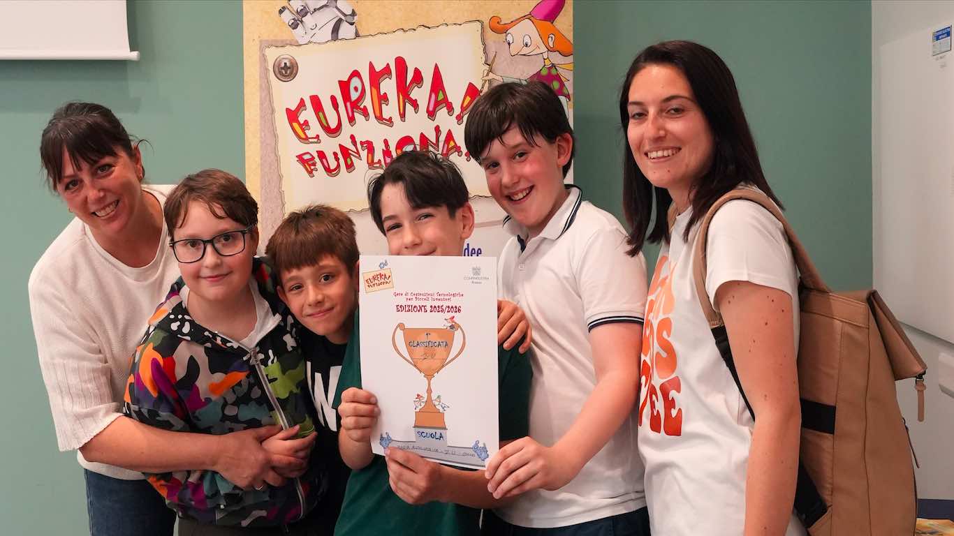 VALLE CAMONICA - Piancogno, la quinta della Primaria premiata a "Eureka! Funziona!"