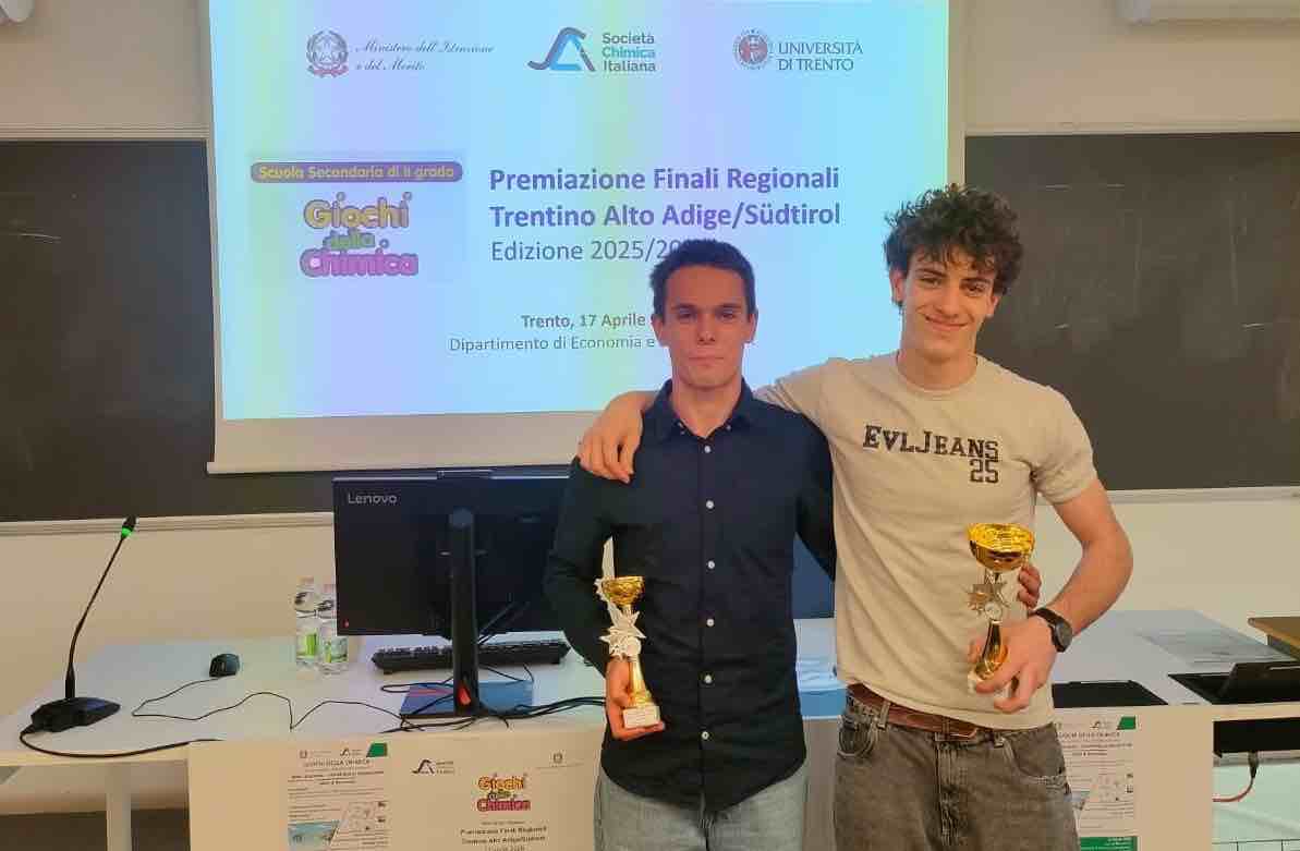 VAL DI SOLE E NON - Giochi della Chimica, brillano gli studenti della Fondazione Mach nella fase regionale​