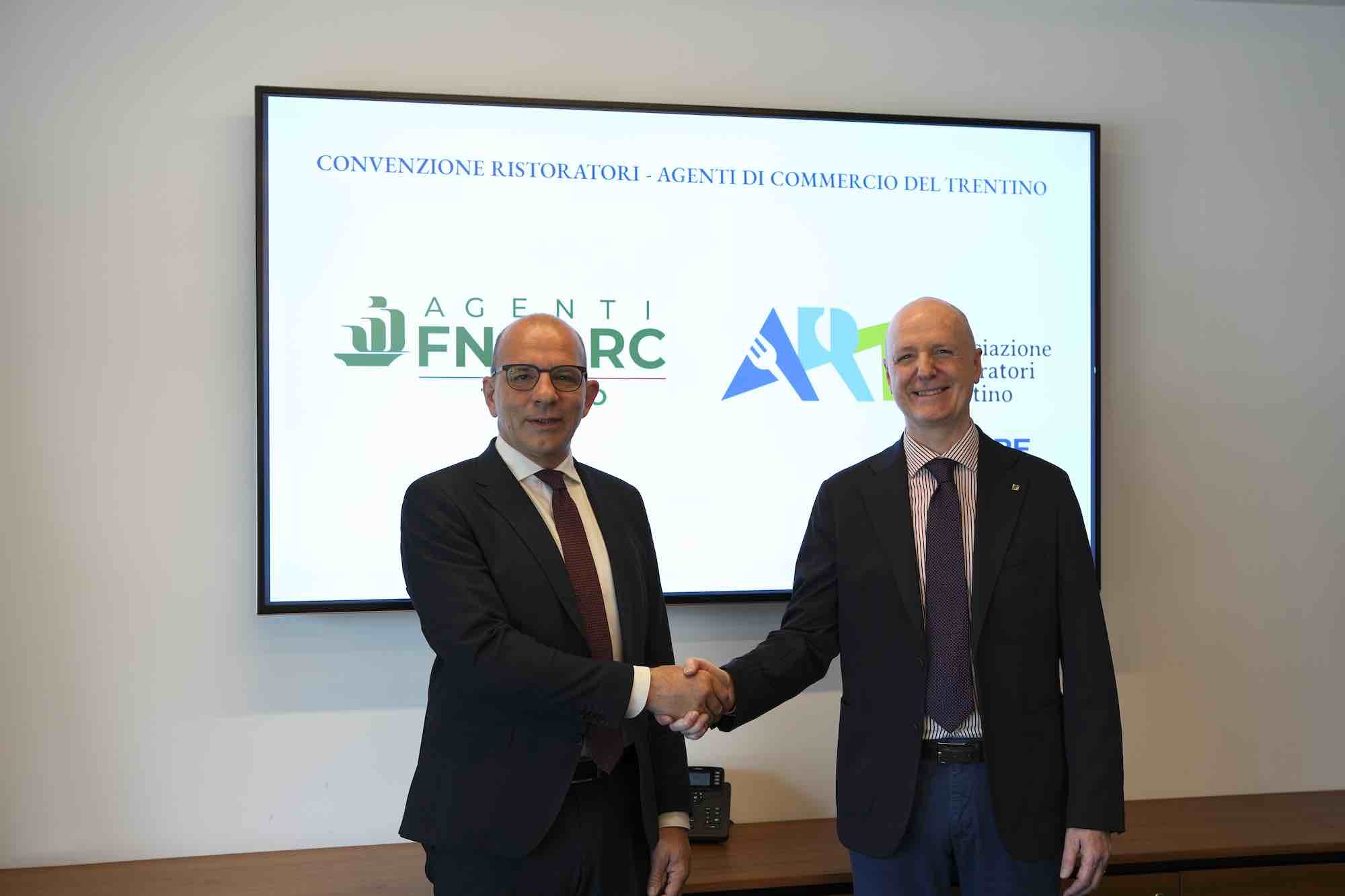ATTUALITÀ - Agenti di commercio e ristorazione: accordo FNAARC - Ristoratori del Trentino