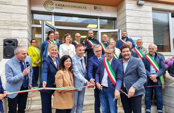 BRENO - In Valle Camonica inaugurata la quinta Casa di Comunità