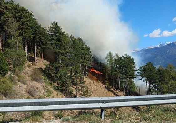 CRONACA - Indagini in corso in seguito all'incendio boschivo a Corzes