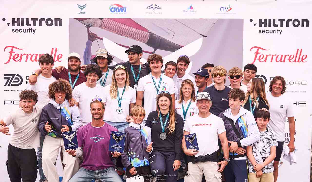 SPORT - Wingfoil, podi europei per i giovanissimi del Circolo Surf Torbole