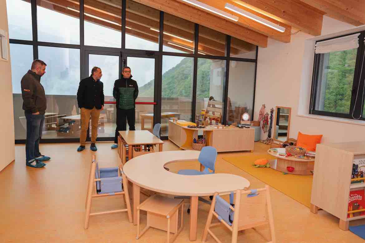 TRENTINO - Aperto il nuovo asilo nido di Cimone