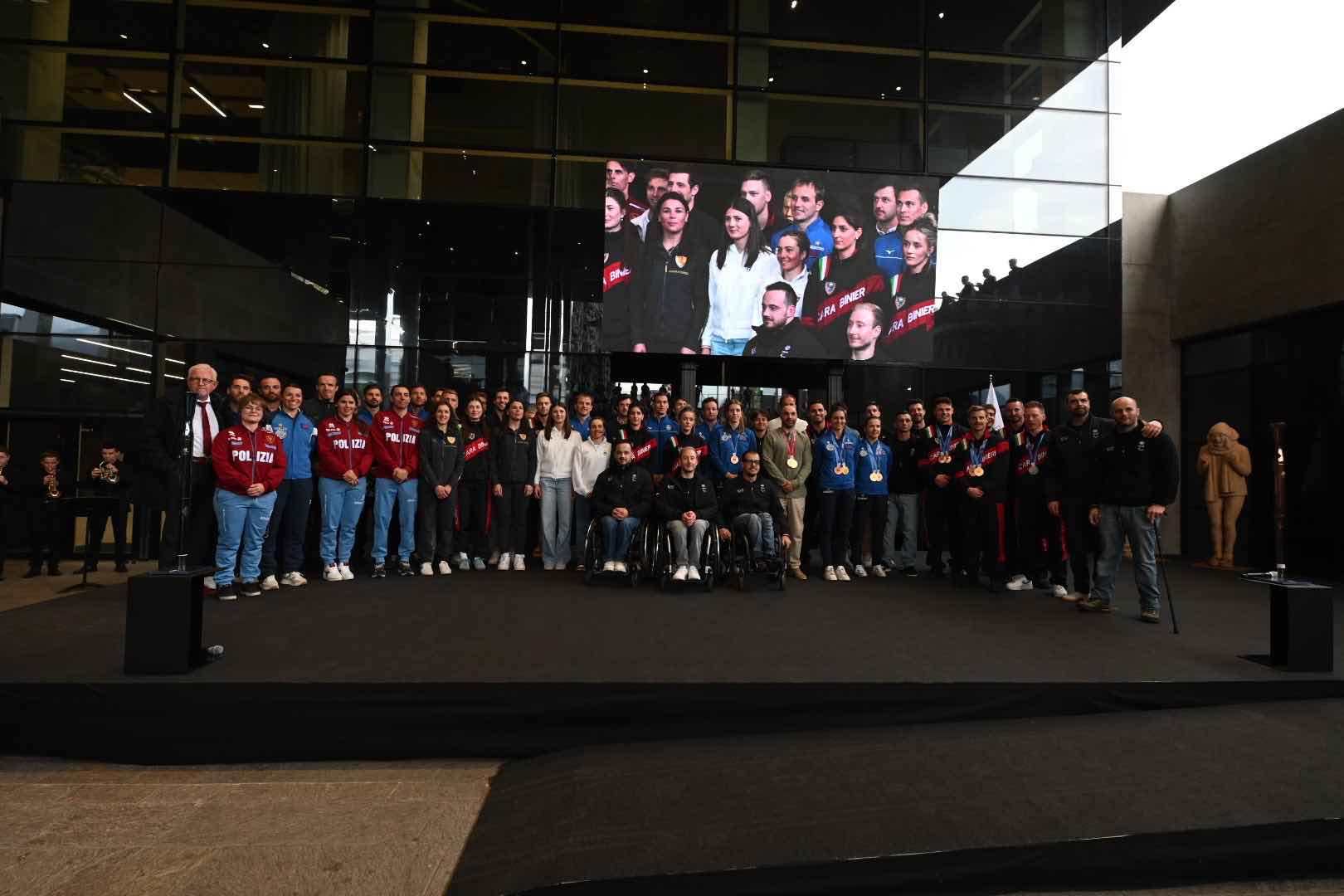 SPORT - La festa per gli atleti olimpici e paralimpici altoatesini