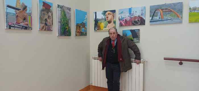 VALLE CAMONICA - Grande interesse per la mostra dell'artista Benetollo all'ospedale di Esine