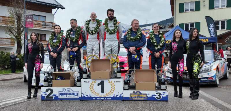 SPORT - Paganella Rally: dominio di Alessandro Zanolli e Denis Pozzo