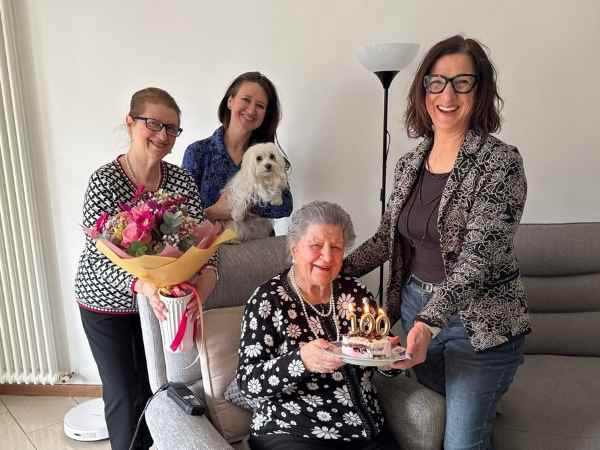 ATTUALITÀ - Riva del Garda, festeggiati i 100 anni di Giuseppina Marsoni