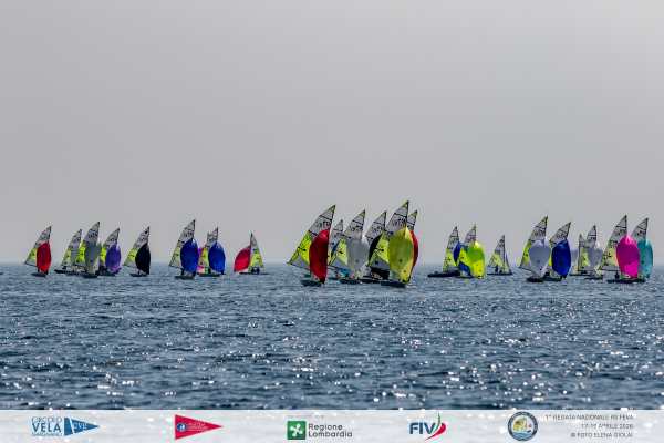 SPORT - Vela: regata nazionale RS Feva In testa gli svizzeri Kiran e Tyc