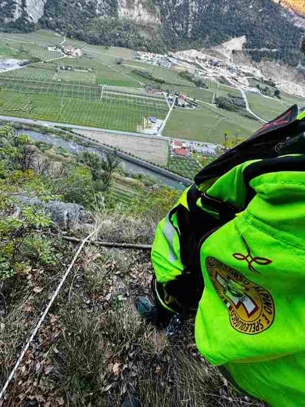 TRENTINO - Arco: recuperati due climber in difficoltà sul pilastro Themis