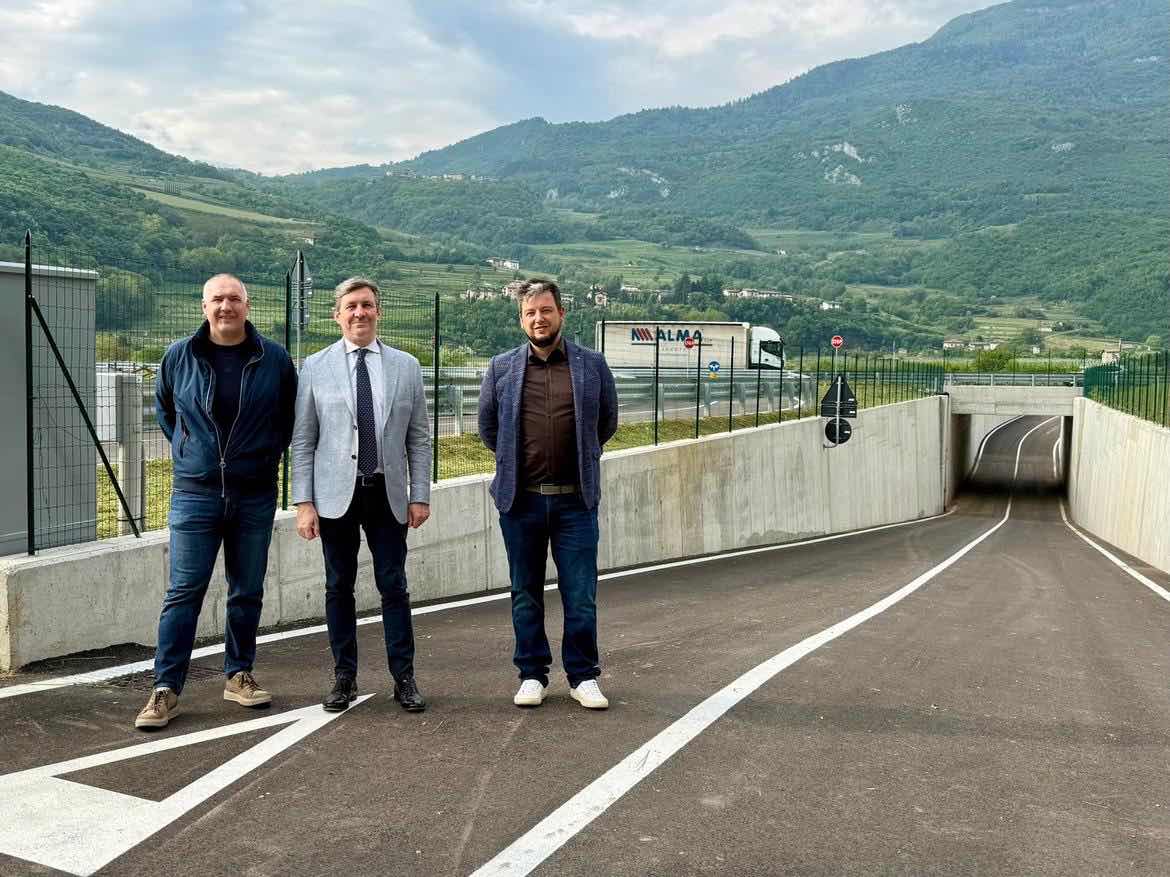 TRENTINO - Mori, apre il nuovo sottopasso alla Statale 240