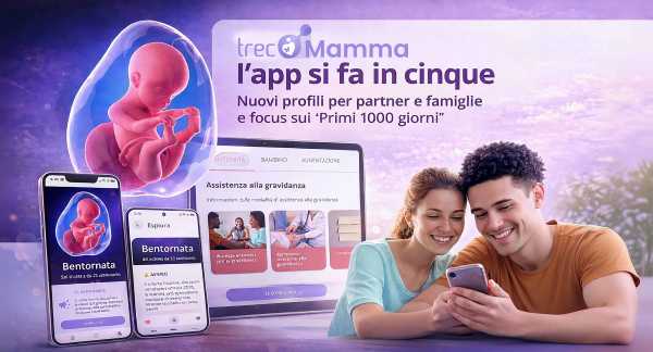 ATTUALITÀ - Trento: TreC Mamma 2026, l’app si fa in cinque