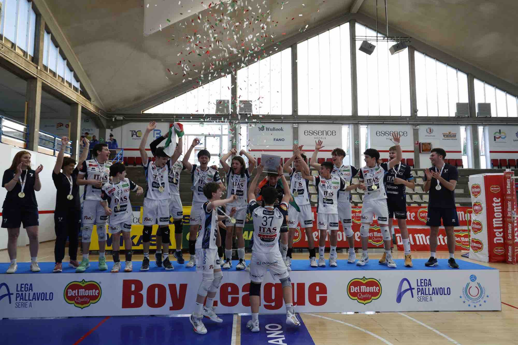 VOLLEY - Volley, l'Itas Trentino Under 14 trionfa nella Boy League ed è Campione d'Italia