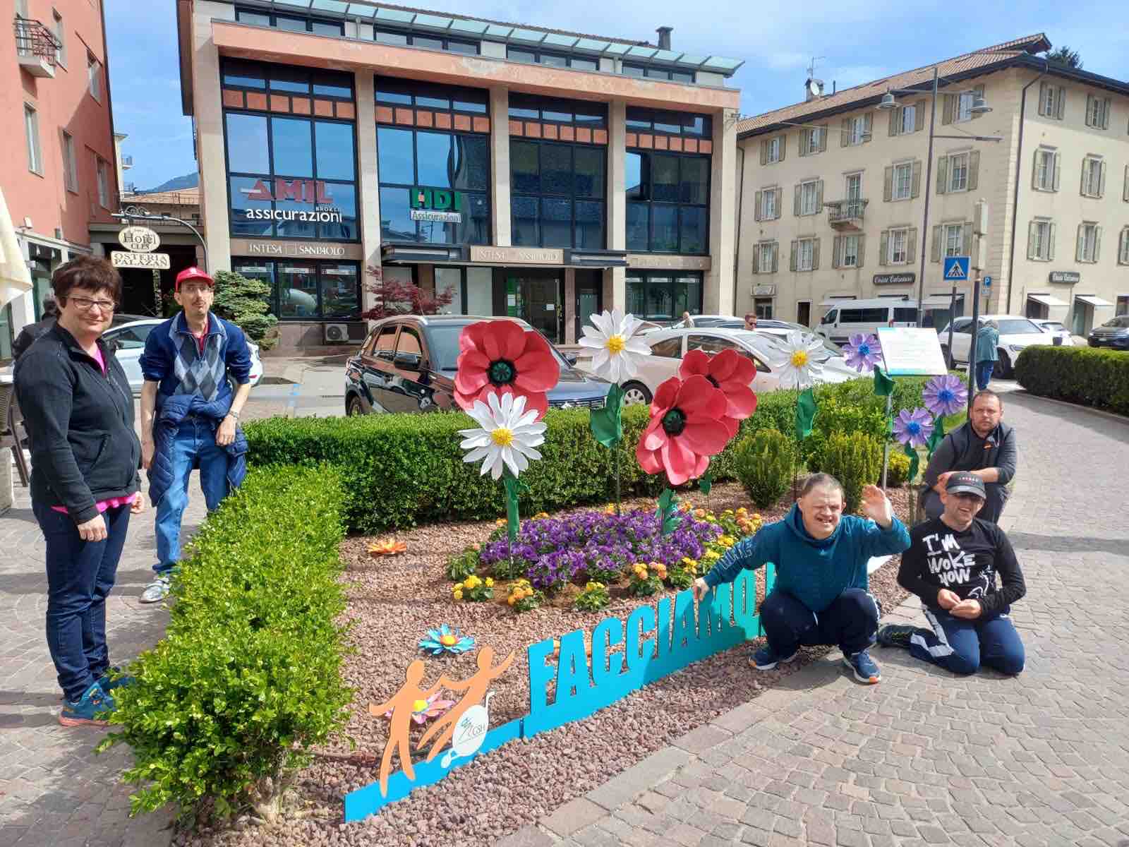 VAL DI SOLE E NON - Aiuola urbana, a Cles nuovo allestimento firmato da GSH