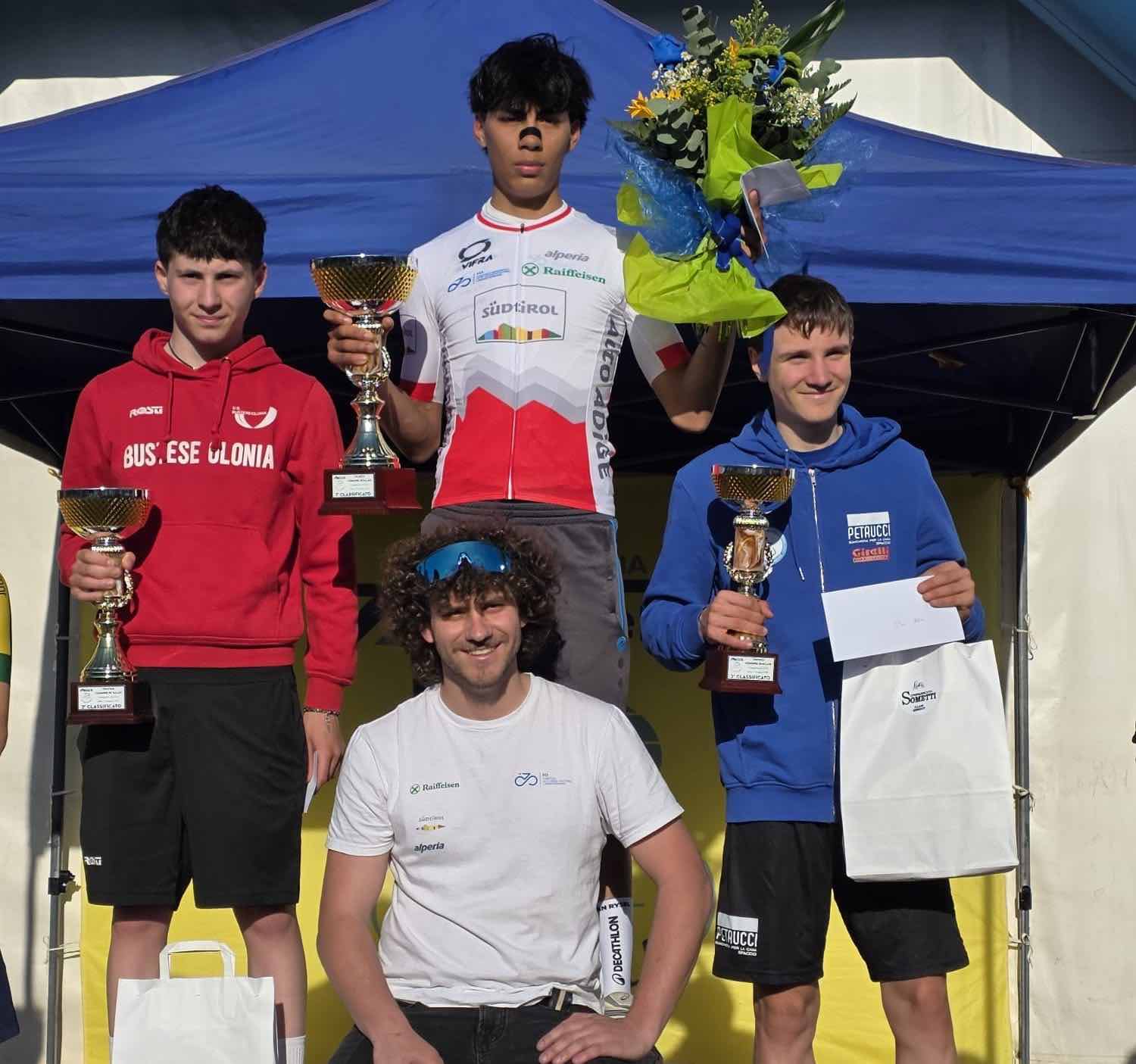 SPORT - Ciclismo, la Rappresentativa altoatesina Allievi trionfa a Illasi con Pier Davide Macas Jimenez