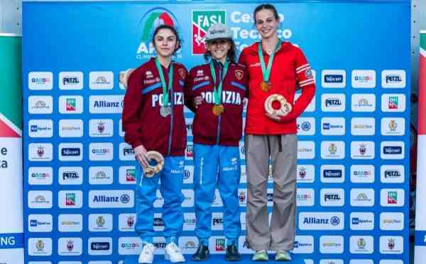 SPORT - Arrampicata sportiva: Laura Rogora e Giovanni Placci campioni italiani
