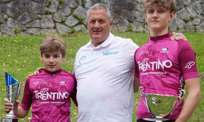 SPORT - Ciclismo, Esordienti: Riccamboni e Fontanari campioni trentini