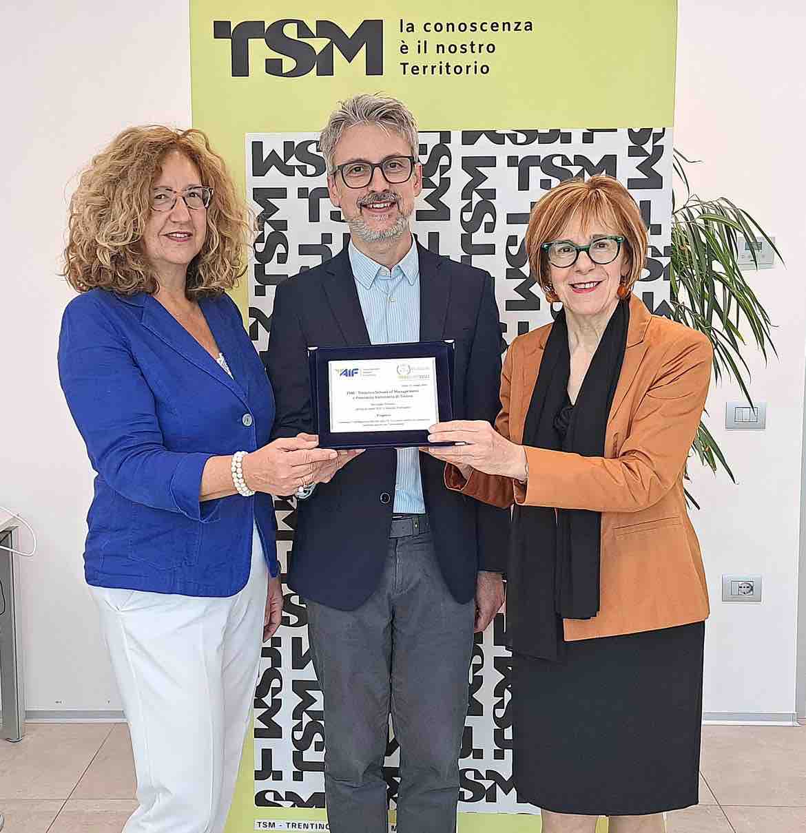 ATTUALITÀ - Premio Basile, riconoscimenti importanti per TSM - Trentino School of Management