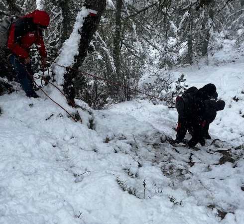 CRONACA - Due escursionisti sorpresi da neve e nebbia sul Bondone