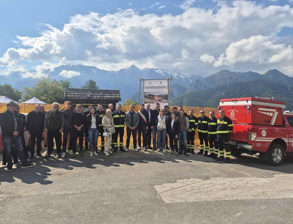 TRENTINO - Ronchi Valsugana, al via i lavori per la nuova caserma dei vigili del fuoco volontari