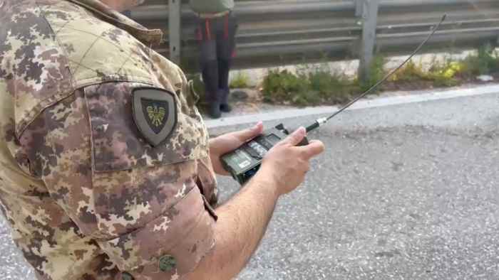 TRENTINO - Mezzolombardo: conclusa l'operazione di brillamento di un ordigno