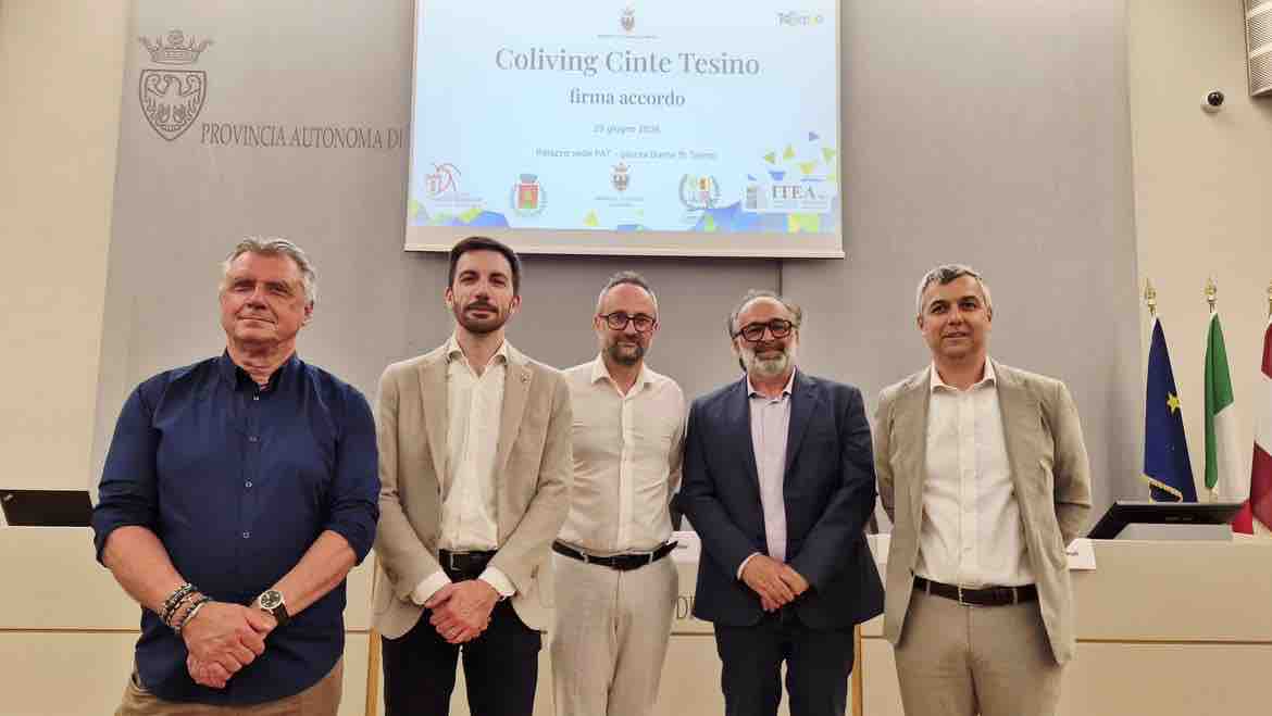 TRENTINO - Progetto coliving a Cinte Tesino, firmato il protocollo d’intesa
