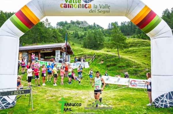 CORSA IN MONTAGNA - Trabucco Trail: trionfano Damiano Pedretti e Corinna Ghirardi
