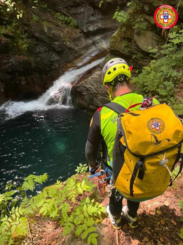 EVENTO - Esercitazione della  squadra forra del Soccorso Alpino