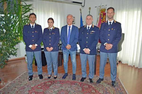 EVENTO - Nuovi funzionari alla questura di Sondrio e Polizia di Frontiera di Tirano