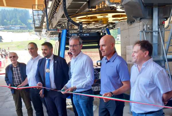 ALPE CIMBRA - Folgaria: inaugurata la nuova telecabina Francolini-Sommo Alto