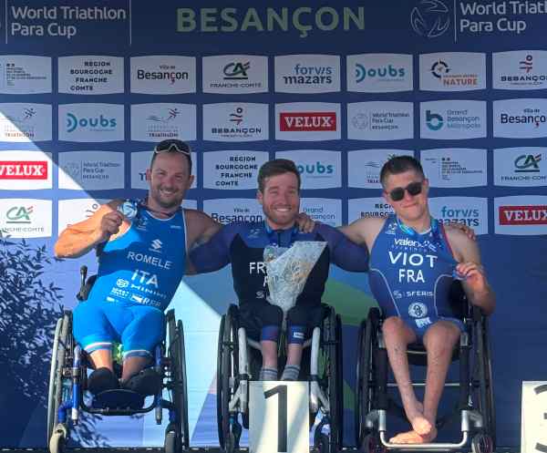 SPORT - Coppa del Mondo nel Paratriathlon: Giuseppe Romele secondo
