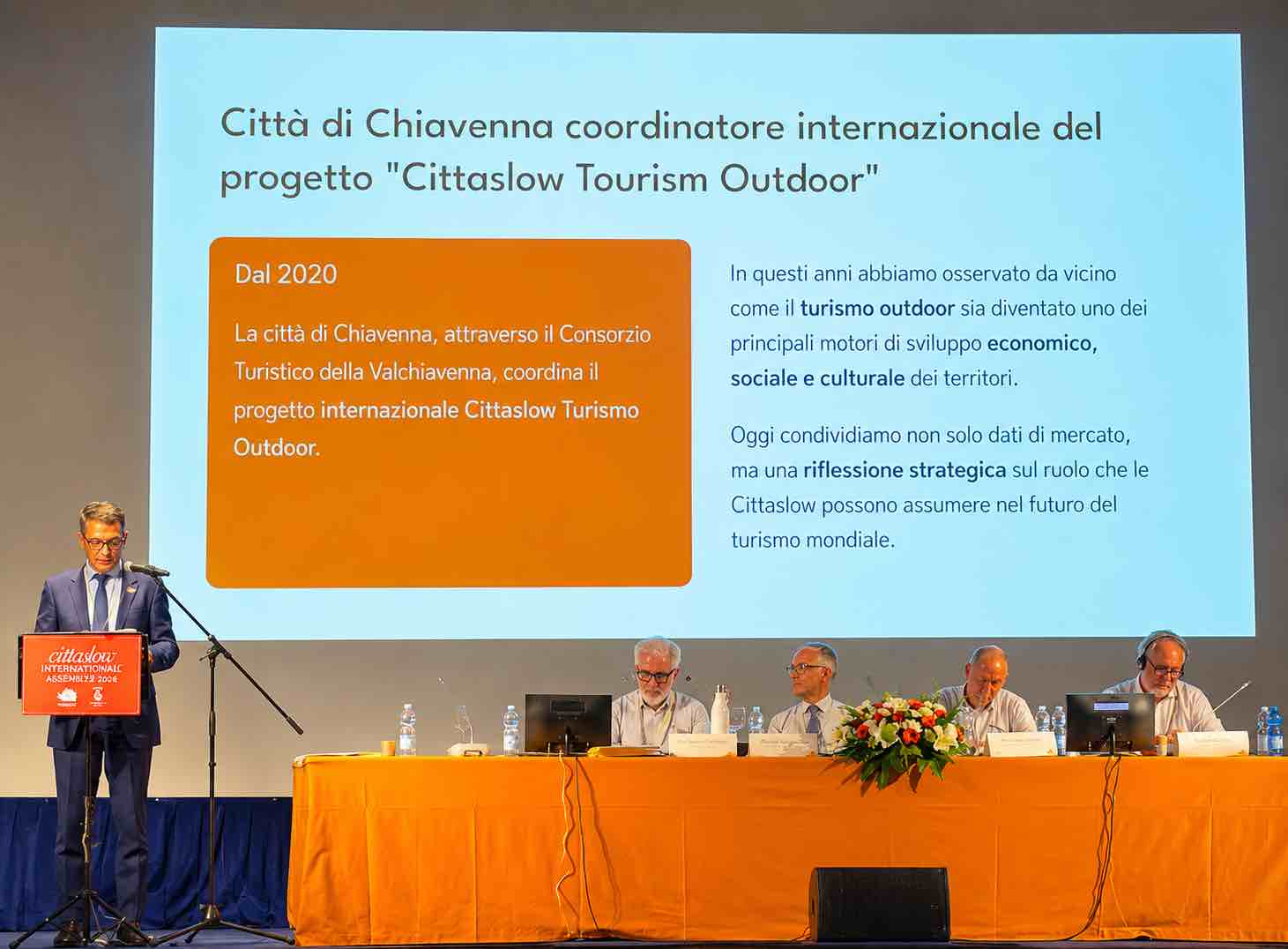 VALCHIAVENNA - Chiavenna protagonista ai lavori dell'Assemblea Internazionale Cittaslow