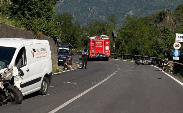 CRONACA - Furgone contro moto a Darfo Boario, morto 55enne