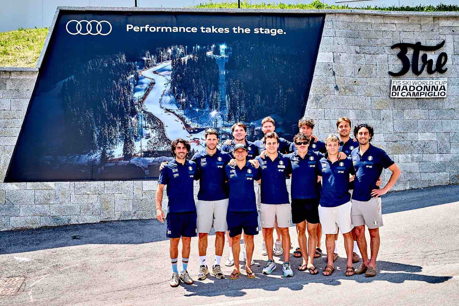 CAMPIGLIO - La 3Tre entra nel vivo: gli azzurri fanno visita al Canalone Miramonti