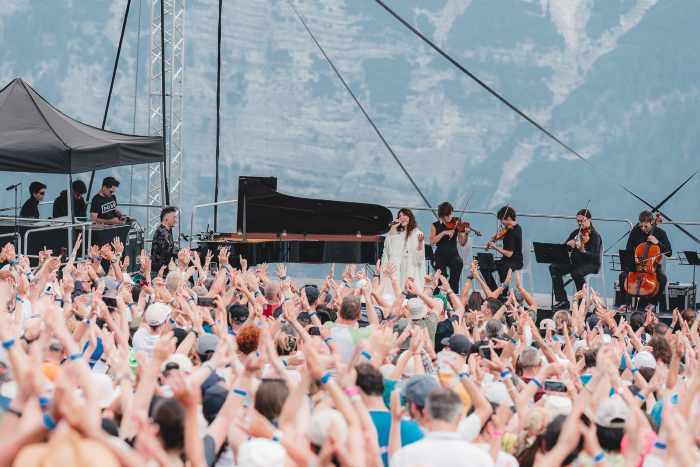 EVENTO - A Pinzolo-Doss del Sabion: in 3mila al concerto di Elisa with Dardust