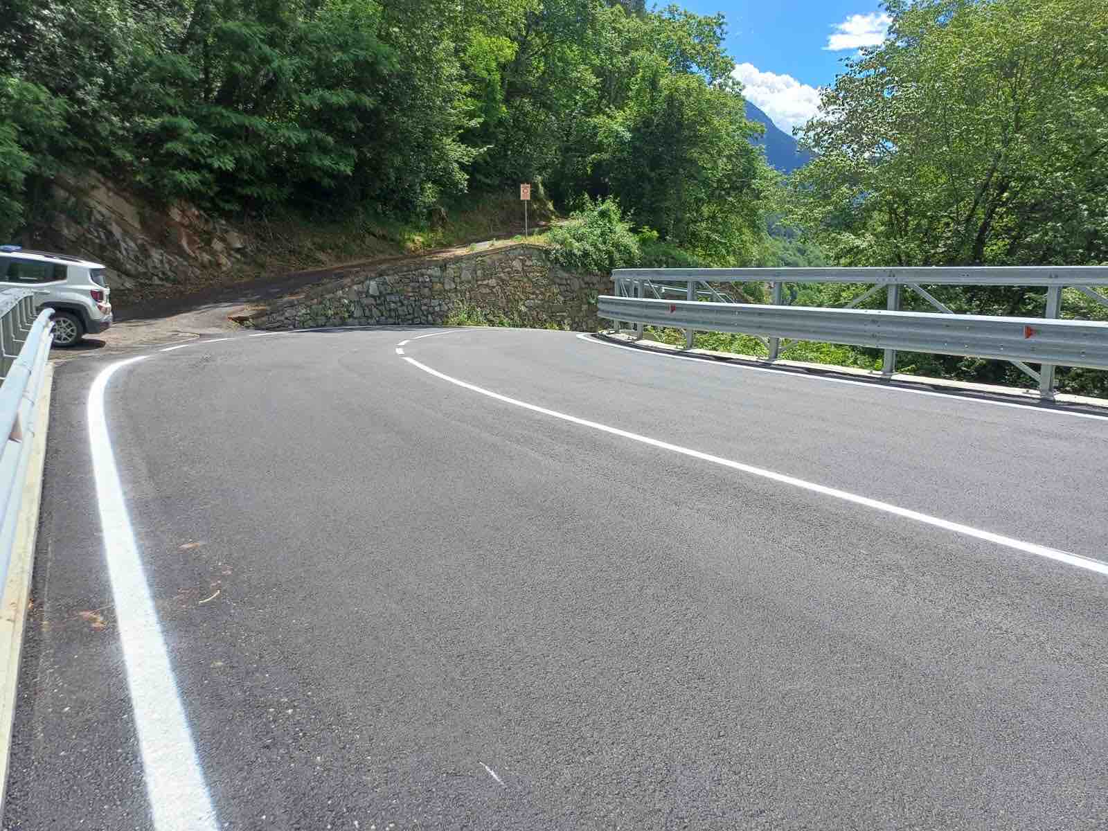 VALLE CAMONICA - SP88 a Ceto, terminati i lavori di manutenzione straordinaria