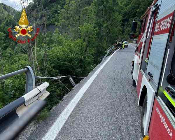 VALLE CAMONICA - Messa in sicurezza della statale 39 a Corteno Golgi